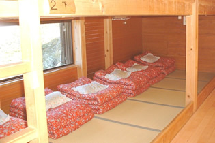 キレット小屋客室